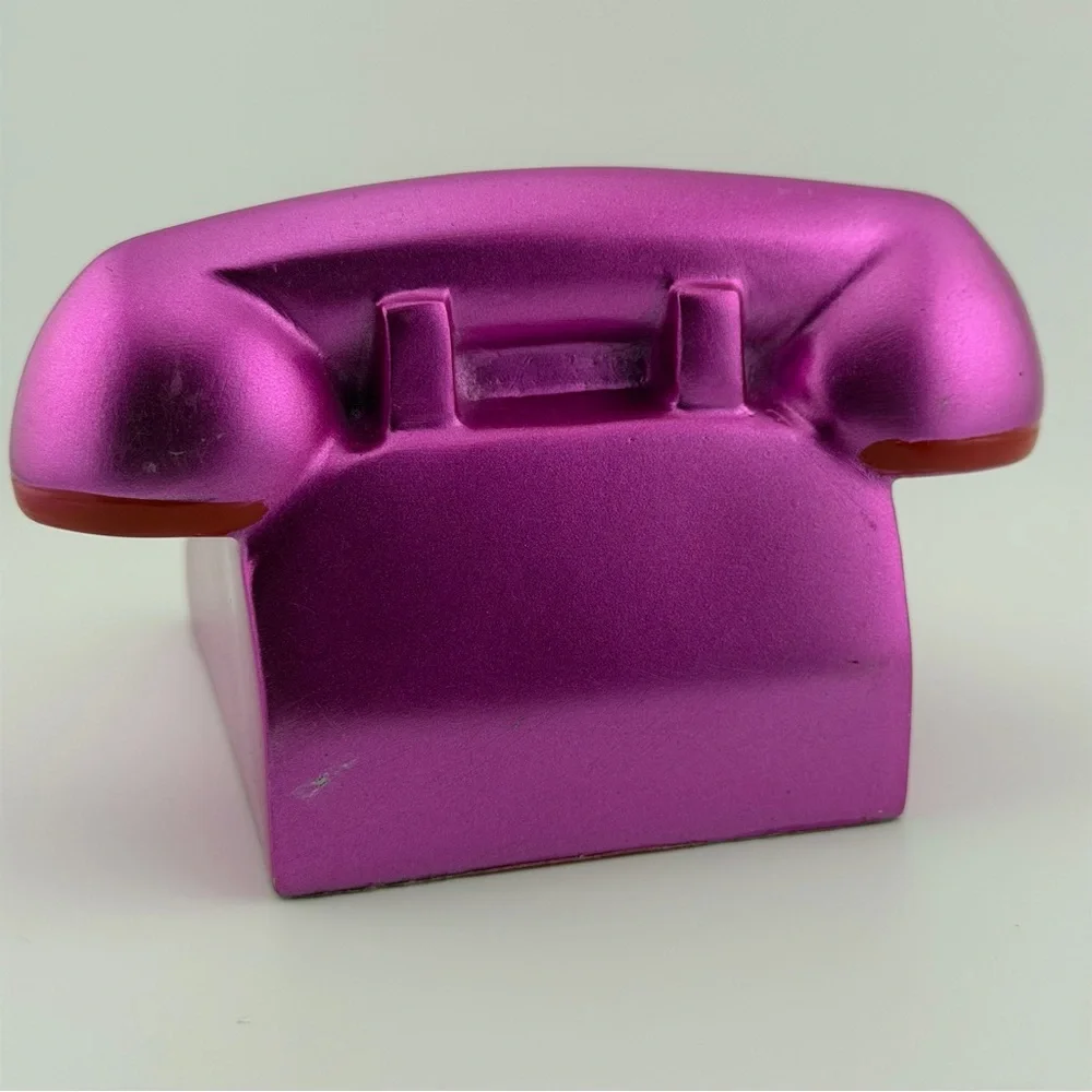 Target Spritz Metallic Pink Retro Telephone Paper Weight Decor